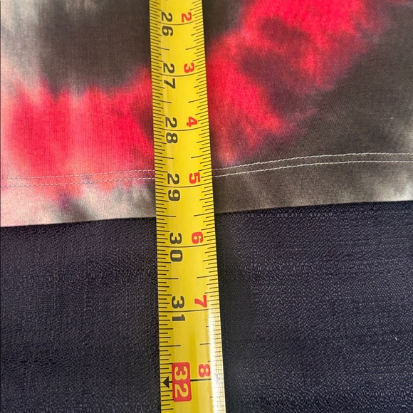Celine Red and Black Tie-Dye Shirt - Picture 4 of 8